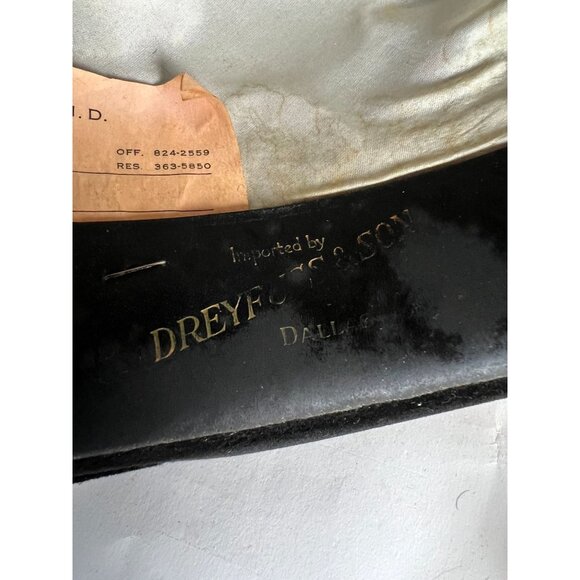 Vintage Borsalino Velour Fedora Hat Made In Italy - Picture 10 of 16